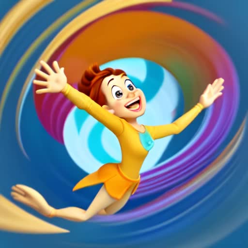 Energetic waving hand, friendly greeting gesture, in motion, Cartoon style, fluid and lively animation, bright and cheerful colors, character in mid-wave with a bright smile, loopable video clip, 2D digital art, by Disney and Pixar animators