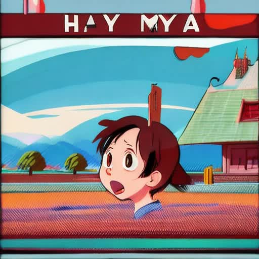 Animated video, fluid motion, smooth transitions, continuous loop, engaging storyline, character-driven narrative, original soundtrack, dynamic camera angles, crisp sound effects, charming and lively aesthetic, cartoon style, by Hayao Miyazaki and Genndy Tartakovsky