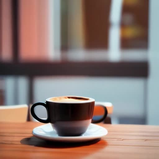 ambient coffee shop background, urban fashion style, animated expression, relaxed posture, 4K video, realistic character animation, subtle movements, natural light filtering through windows, soft background chatter and clinking cups, close-up shot