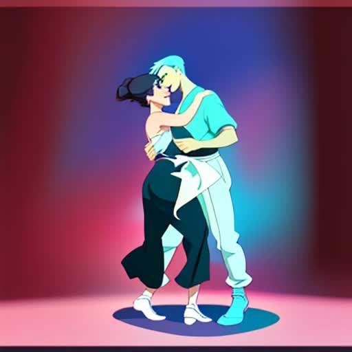 couple dancing,full body shape,metal liquid,matte black and light blue colour, hyper detail, high resolution, Studio Ghibli