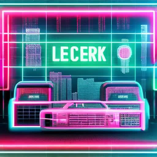 Cyberpunk hacker desktop wallpaper, futuristic cityscape, neon signs, digital interfaces overlaid, vivid fluorescent cyan and magenta, advanced human civilization elements, high-tech gadgets, code streams, holographic projections, ultramodern aesthetic, dynamic composition, 8K resolution, by Beeple and Khyzyl Saleem