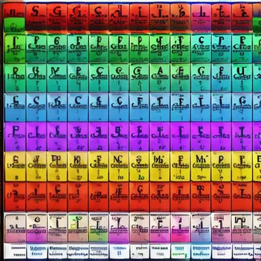 A Periodic Table of colors graph of the light spectrum and the colors of the rainbow with each music note in music with the gematra values going a clear up to G20 in the music scale on a Piano
