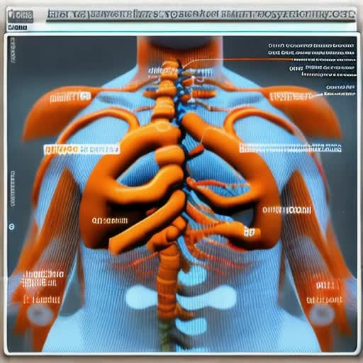 extremely high quality and high detail, RAW photo, educational science animation, human respiratory system in action, lungs inflating and deflating, close-up on alveoli gas exchange, oxygen molecules highlighted, engaging visual explanation, infographic elements detailing reasons for breathing, clear and concise narration, advanced 3D graphics, dynamic camera panning through bronchial tree, by Pixomondo, labeled diagrams, subtle motion effects, immersive educational content