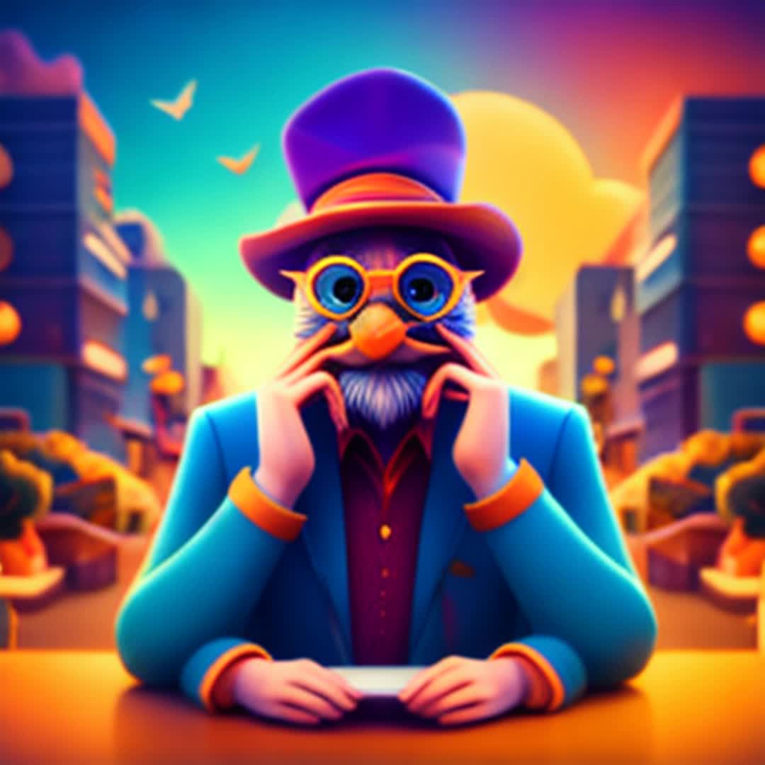 Anthropomorphic character illustration, vibrant colors, whimsical design, detailed and sharp focus, imaginative setting, soft shadows, dynamic pose, cinematic style, rendered by octane