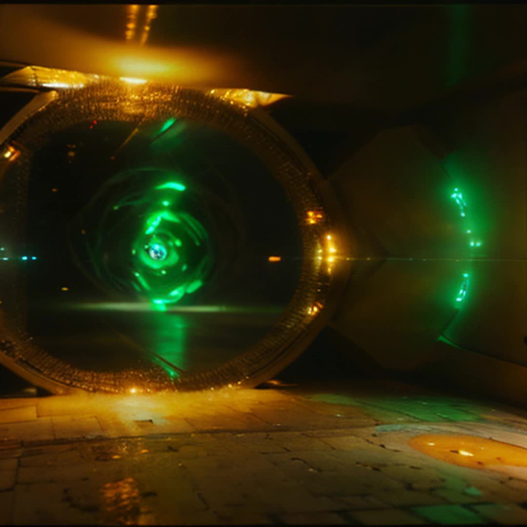 Portal glows 