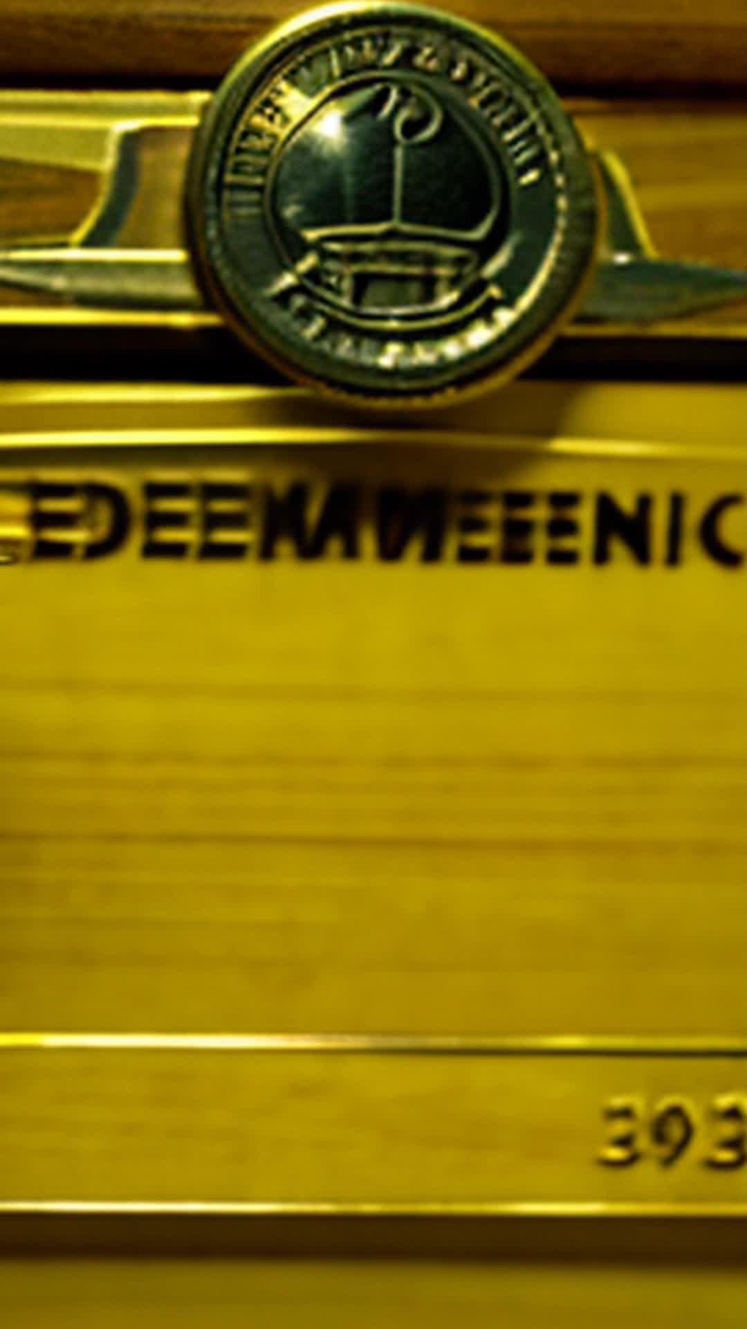 Signing of the Banking Act of 1935, empowered Federal Reserve officials, close up, historic document on a polished wooden desk, ornate governmental chamber