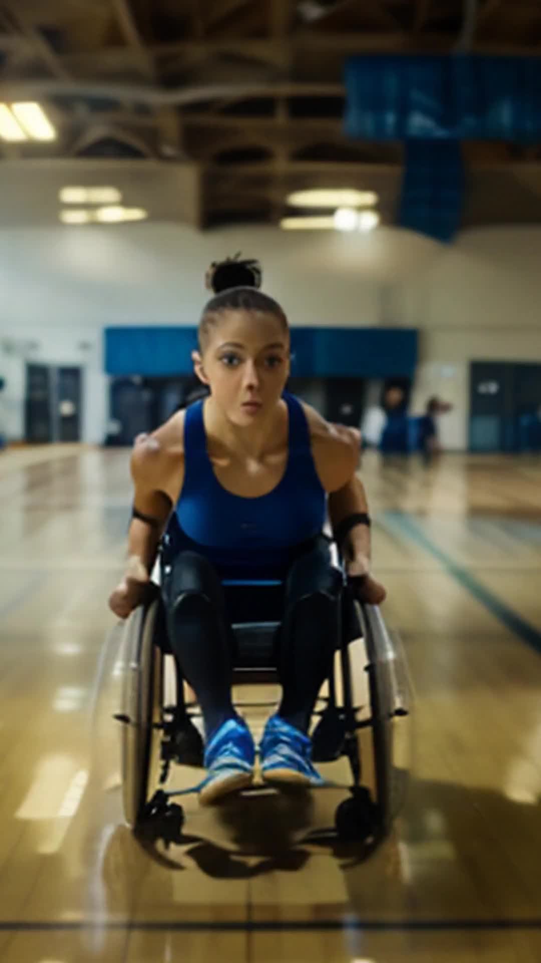 A celebrated gymnast loses his leg in a tragic accident but finds new hope through the painstaking journey of mastering wheelchair basketball, inspiring millions with his determination and resilience.