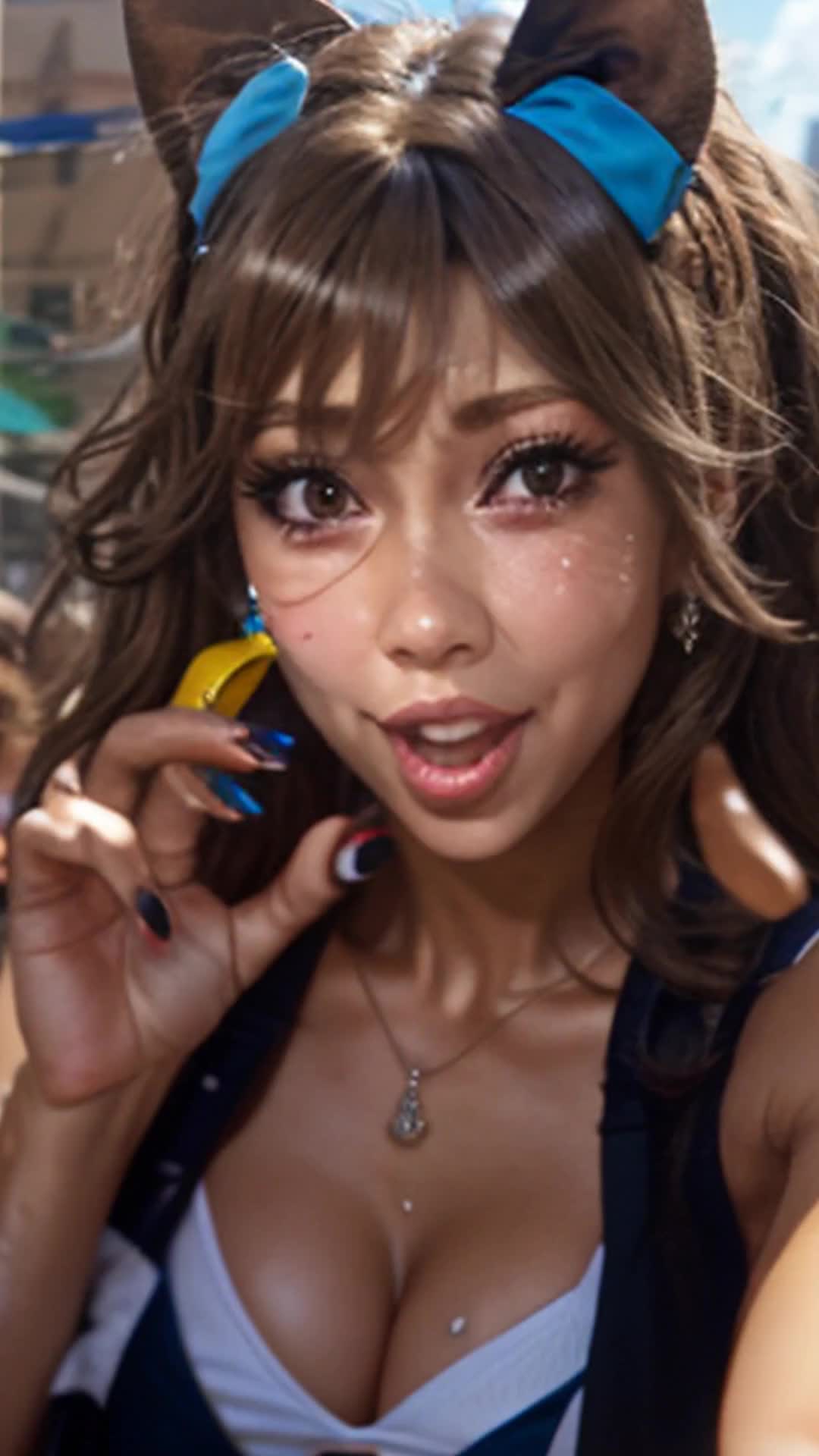 Big breasted gyaru mother 