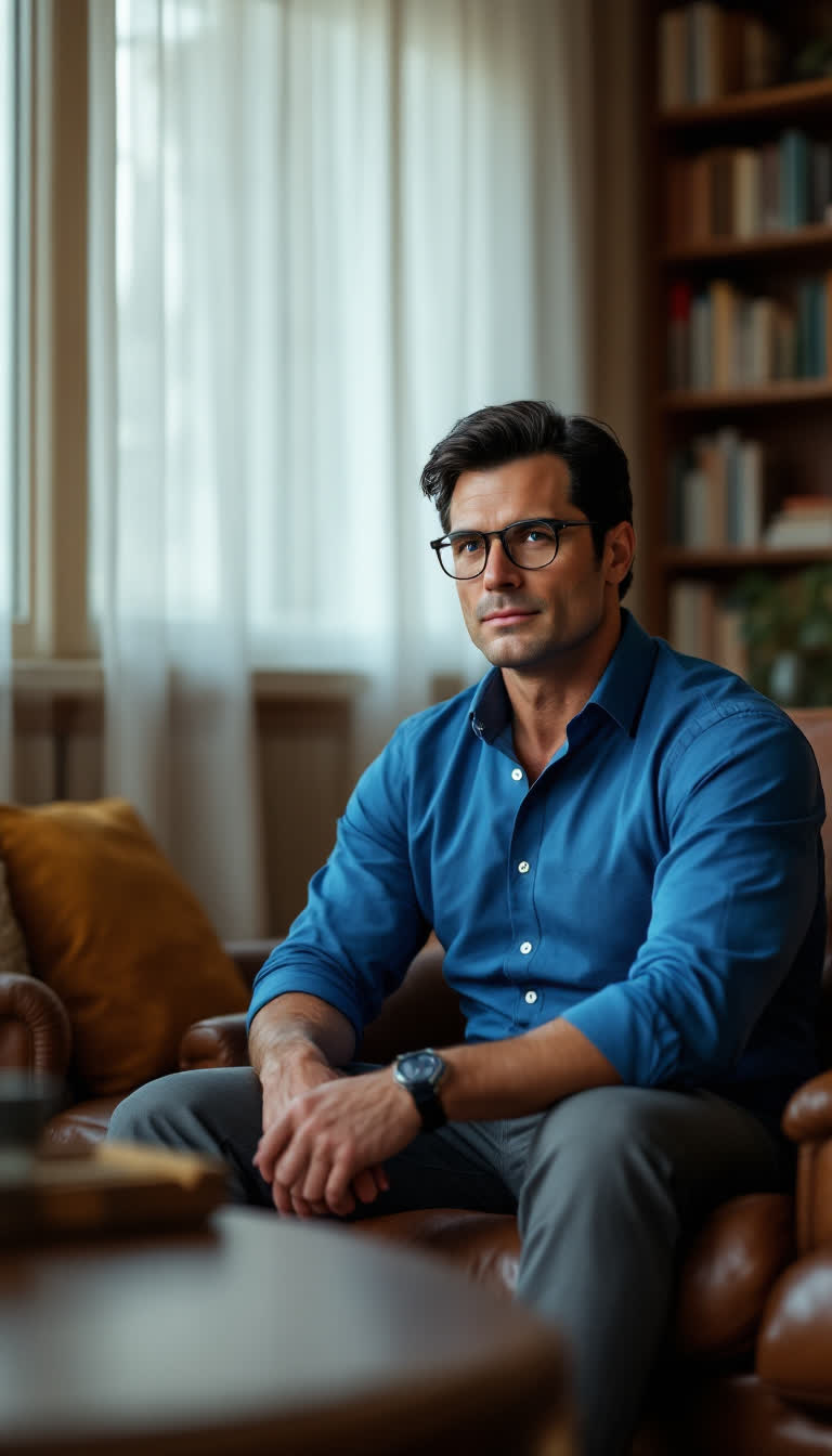 Classic Superman at home 