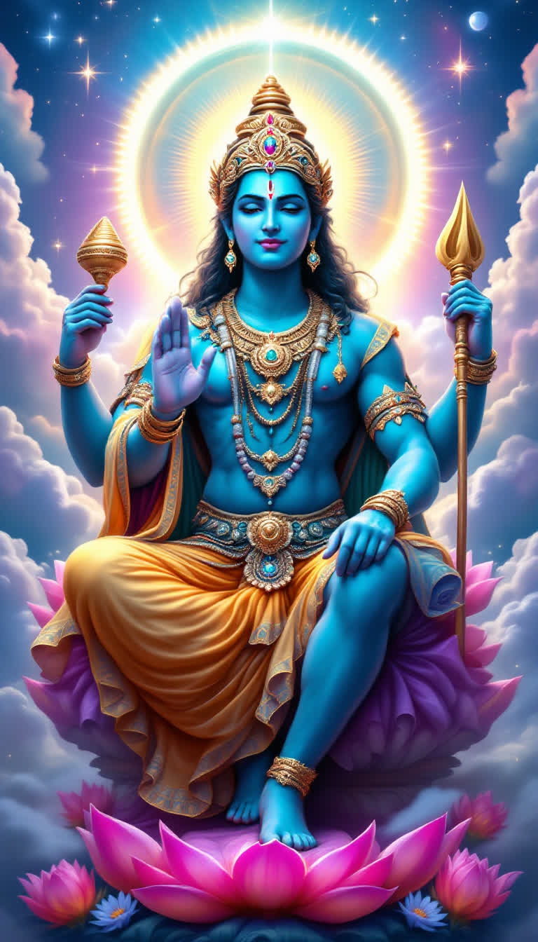 Lord vishnu beautiful pictures