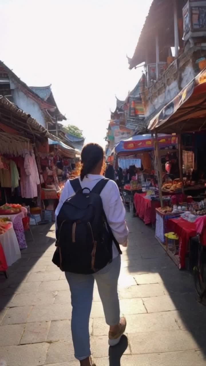 ImCurious traveler with keen eyes immersed in vibrant street market exploring colorful stalls filled with unique crafts and delicious aromas enveloping the air inviting interactions with passionate vendors creating a lively atmosphere buzzing with chatter and laughter energizing the scene while sunlight streams down illuminating hidden gems waiting to be discoveredIm looking