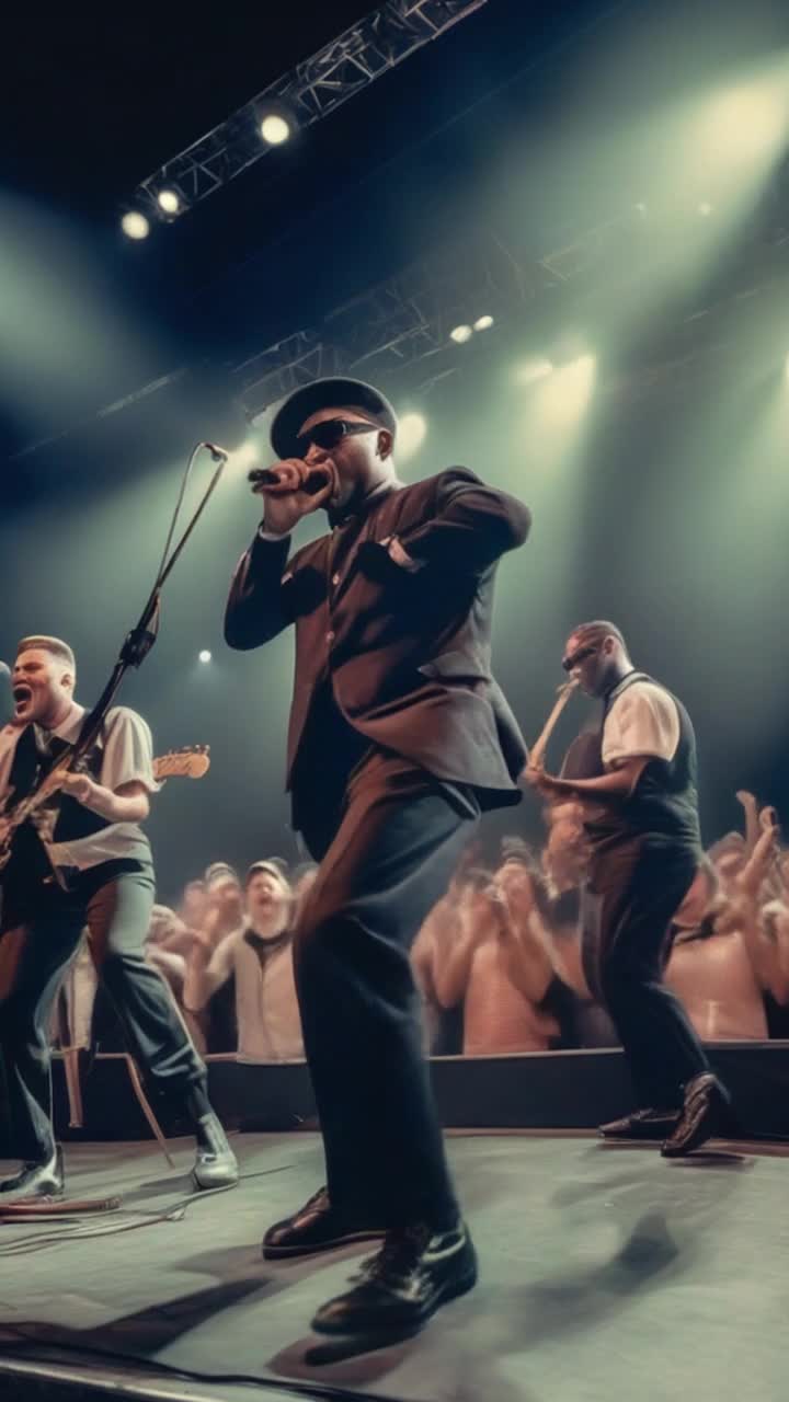 1990s ska band performing on stage