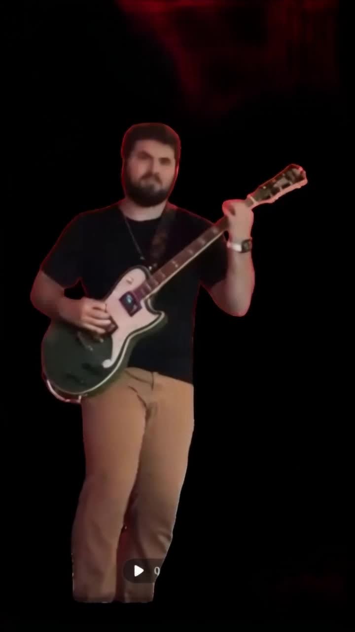 Guitar rock player 