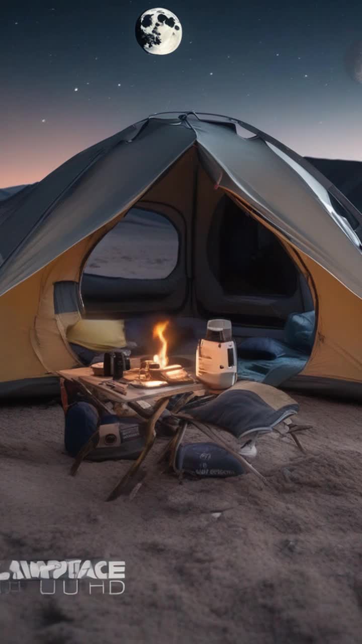 Camping in style on the moon