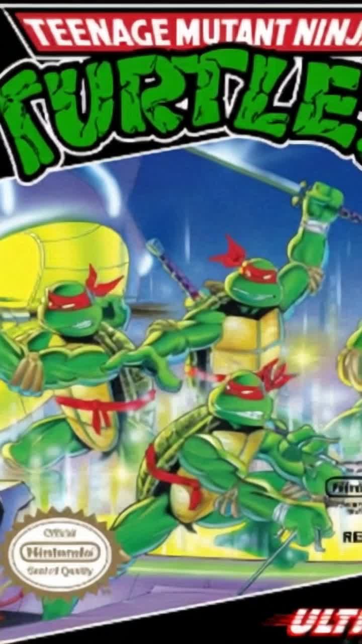 The generator had no idea how to handle this video,  Four fierce ninja turtles wearing vibrant masks engage in an epic battle showcasing their unique martial arts skills, Each turtle displays acrobatic flips and spinning kicks while wielding iconic weapons with precision and flair