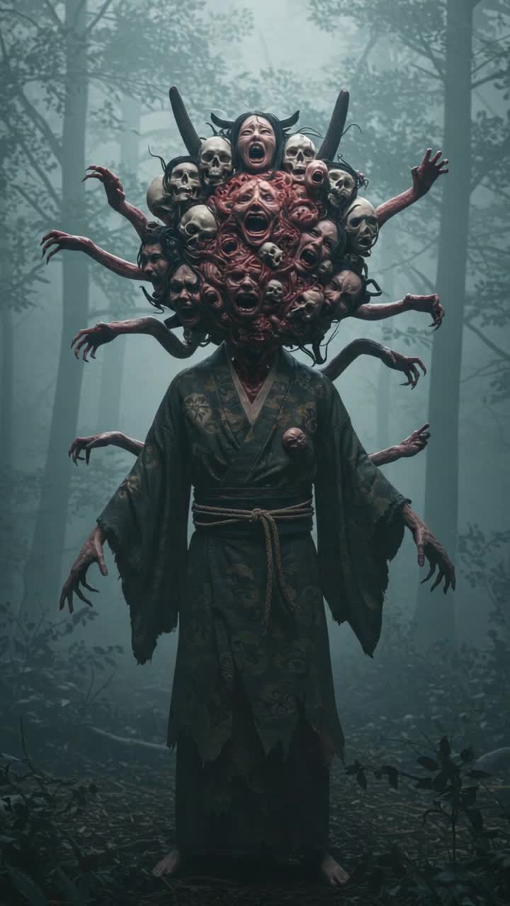 move the camera toward the creature, and the creature moves suddenly