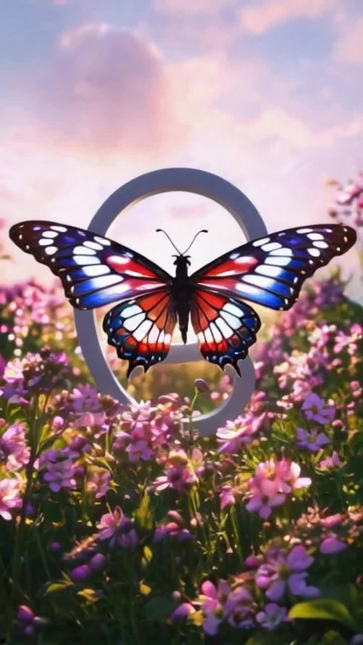 Elegant lettering of Catherine gracefully morphing into a vibrant butterfly wings unfurling in a delicate dance glimmering sunlight filtering through a lush garden blossoms in full bloom surrounded by shimmering petals and gentle breezes harmonious colors blending in a soft pastel sky enchanting atmosphere igniting imagination