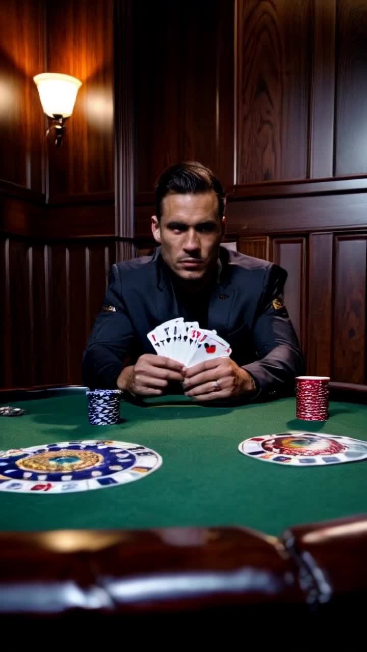 Tom Brady playing poker holding all aces 