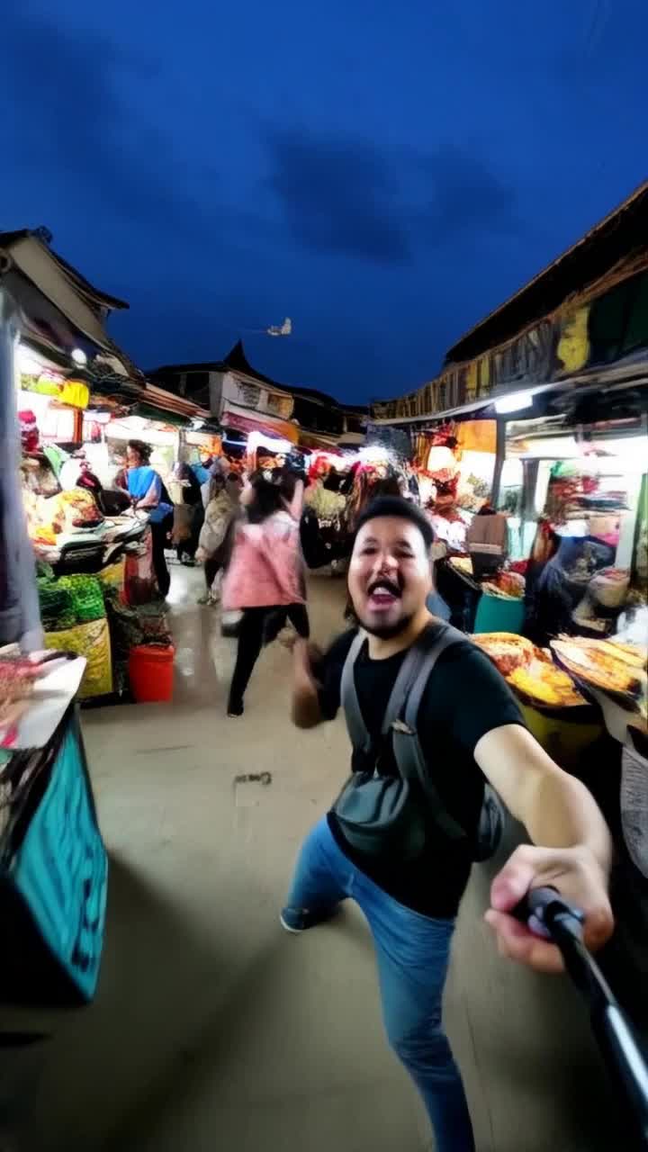  Prompt for Reels  Shorts  ScriptA guy is vlogging in a chaotic local market  cheap stuff, crazy crowd, moody shopkeepers, loose slippers, and a stomach growling louder than the mic Hes serving comedy, chaos, and killer oneliners  all in one breath  Perfect for Funny reels, street comedy videos, vlog parodies, Insta Reels, YouTube Shorts