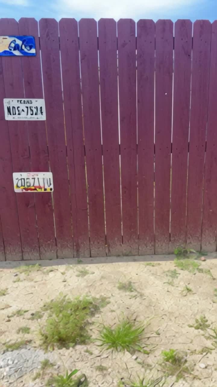 Add a silhouette of the Bigfoot dancing behind the fence slots