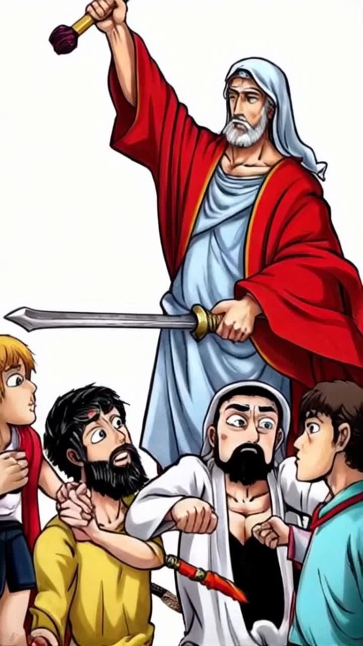 Jesus defeating all Anime characters
