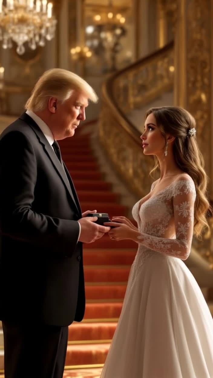 Donald Trump asks Jessica Wallace to marry him