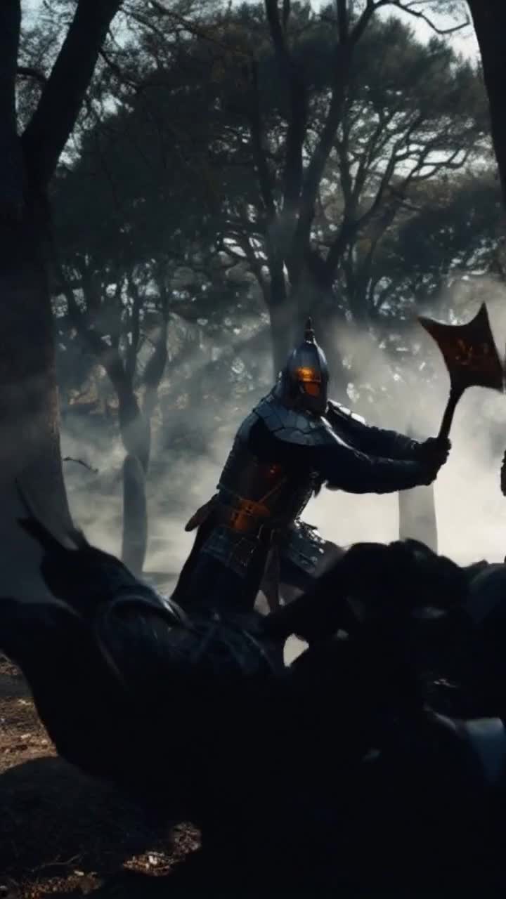 Chosen warrior master of Sacred Geometry holding his sacred axe of justice shows his prowess with the weapon 
