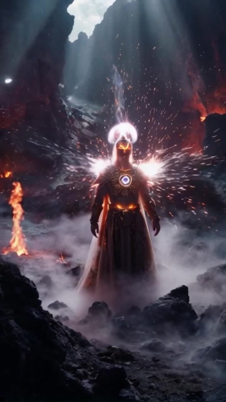 Chosen warrior radiates energy surrounded by swirling mist dynamic motion ignites receiving pulsating download straight into pineal illuminating battleground vibrant hues of diffused lighting shadows dancing across rugged terrain ethereal wisps rising from ground ancient symbols glowing faintly in the air tension palpable as unseen forces converge fate awaits on this mystical battlefield where light and dark collide