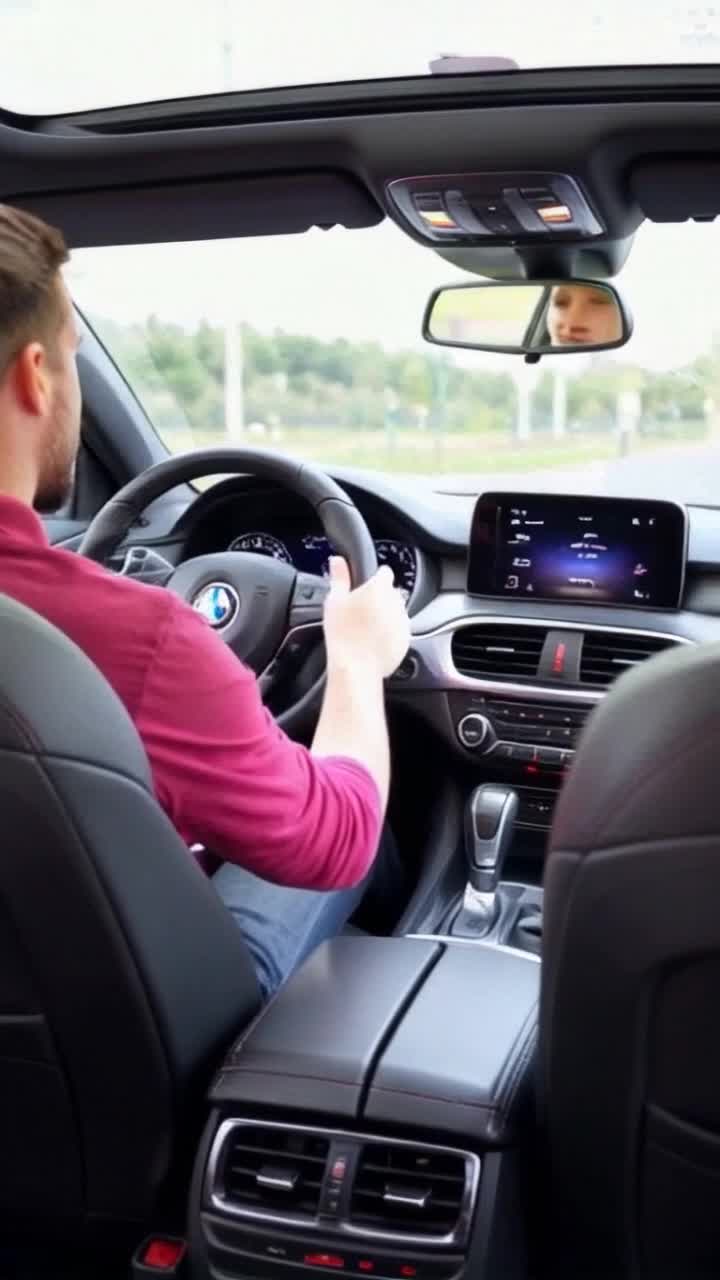 Can you make a video of me like im driving a car 