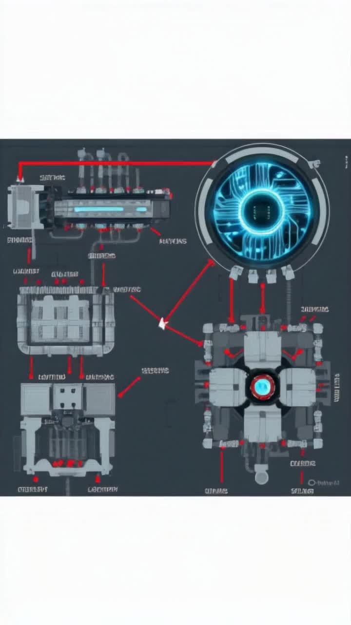 Make this schematic diagram of heatwave control device moving and functioning properly
