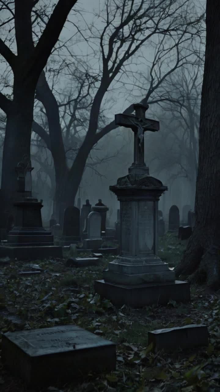 A moonlit graveyard cloaked in mist, where the headstones are crumbling and overgrown with ivy Shadows stretch unnaturally long across the cracked earth From the ground and from the dark corners of the trees, faint ghostly figures begin to emergepale and translucent, in tattered remnants of their burial clothes Their faces are blurred, sorrowful, neither fully here nor gone One clutches a faded locket, another drags a broken cane Their feet leave no mark, and their eyes reflect the stars like pools of mourning A hush hangs in the airthis is no resurrection, but a brief trespass They walk again, not in hope, but in memory Gothic, ephemeral, and tragic