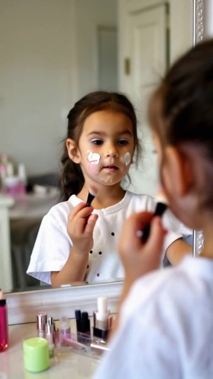 Putting On Mommy's Makeup 💄