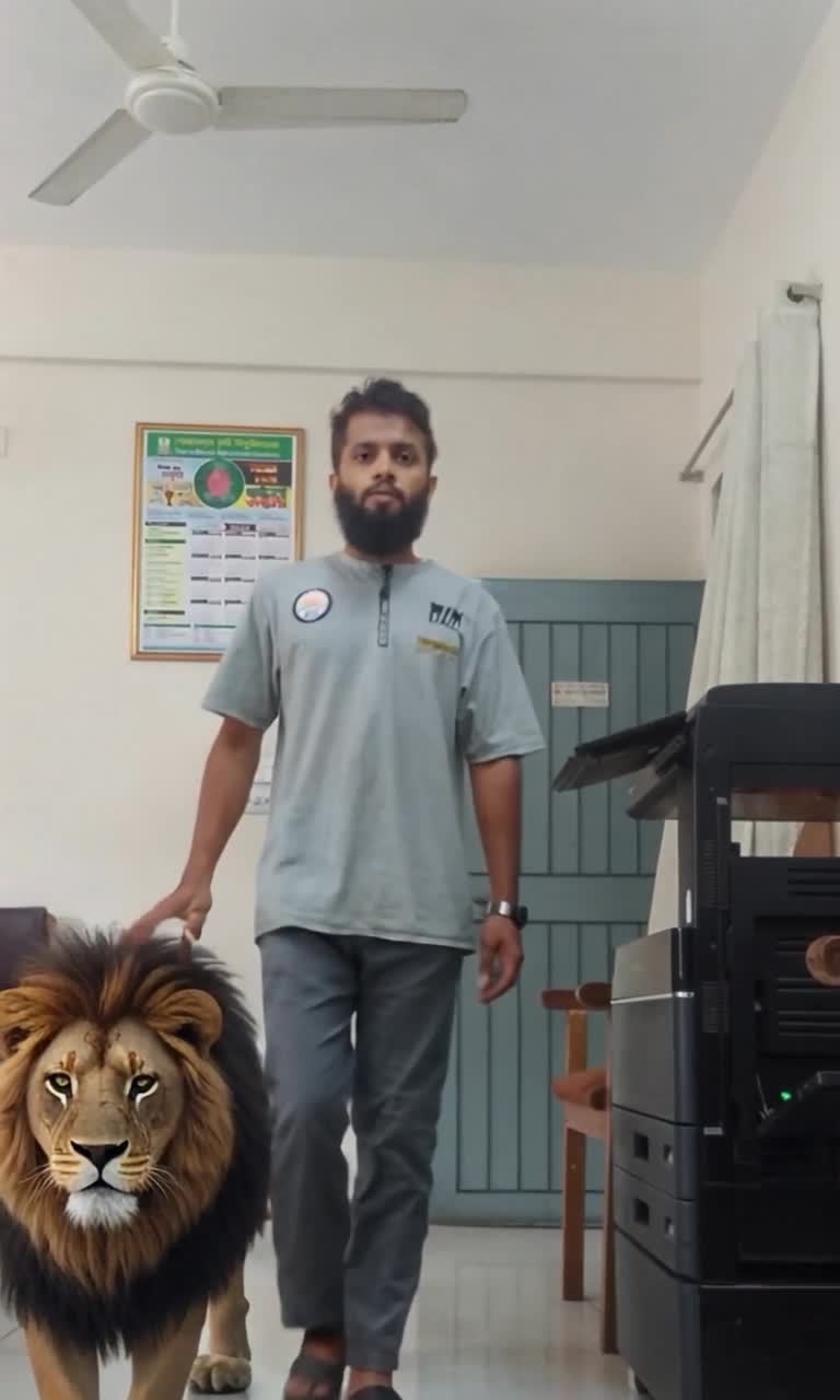 Magh r man hete asbe Bagh ta cemerar samne ese gorzon korbe