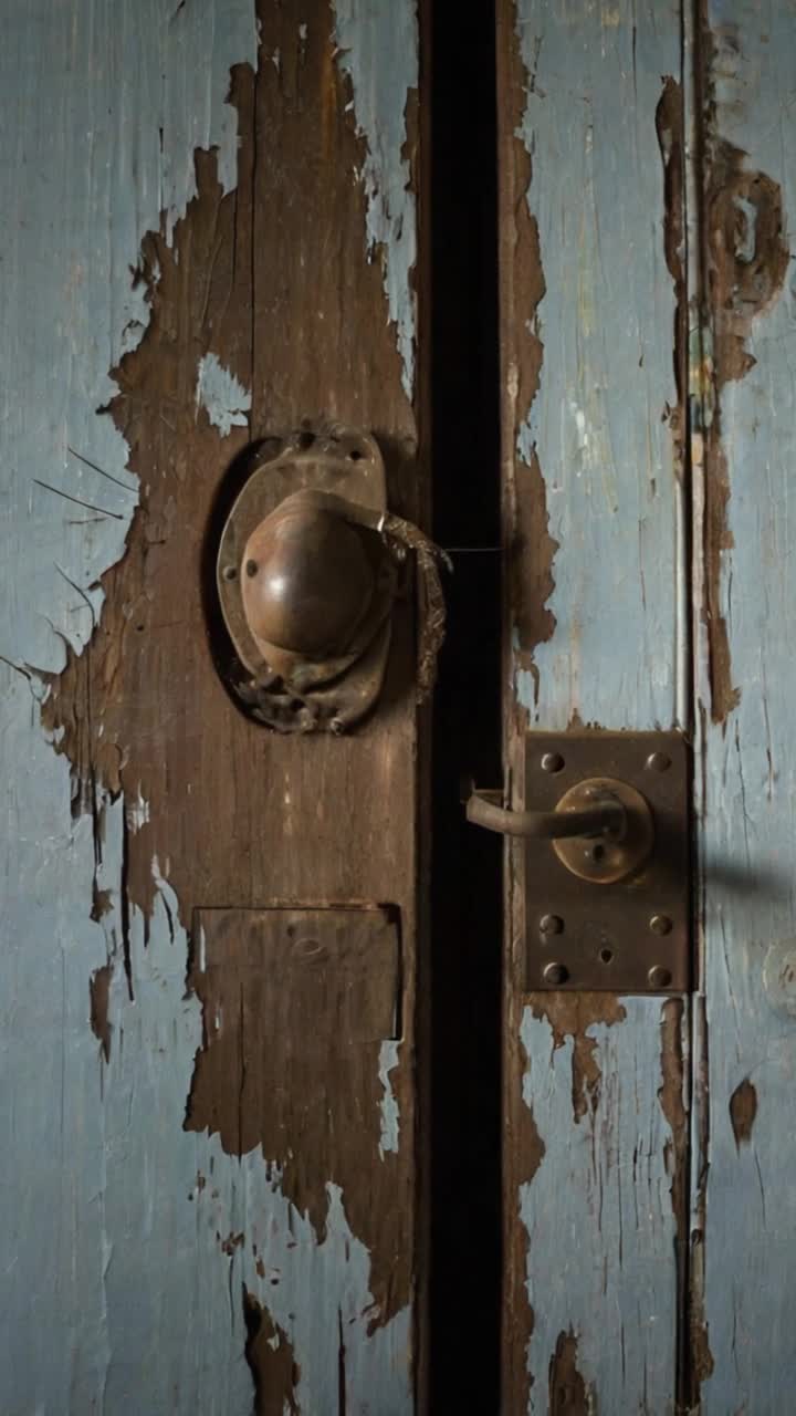 The match moves as the door slowly opens