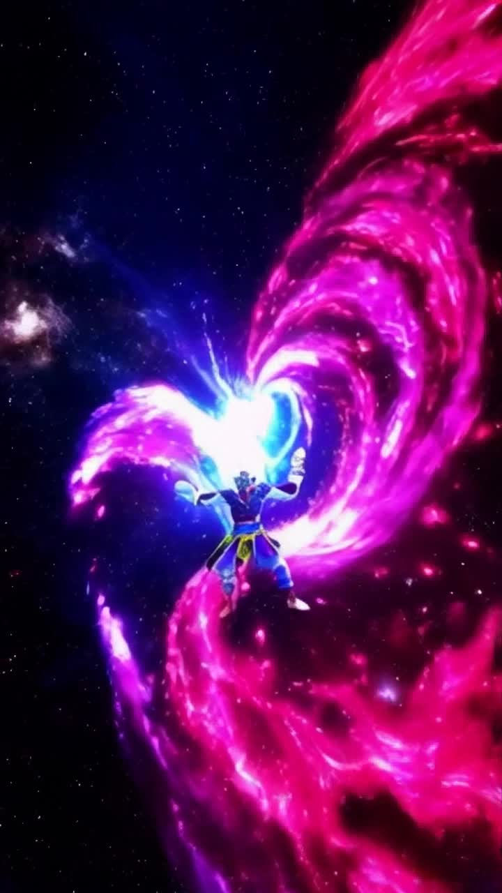 Fierce warrior clad in vibrant armor executing flawless mixed martial arts techniques gliding effortlessly through a cosmic swirl of brilliant colors pulsing with energy creating mesmerizing rhythm synchronizing with celestial vibrations twinkling stars illuminating the vast dark expanse swirling galaxies spiraling in rhythm crafting a breathtaking spectacle of light and motion as the warrior channels strength and grace amidst this dazzling cosmic dance