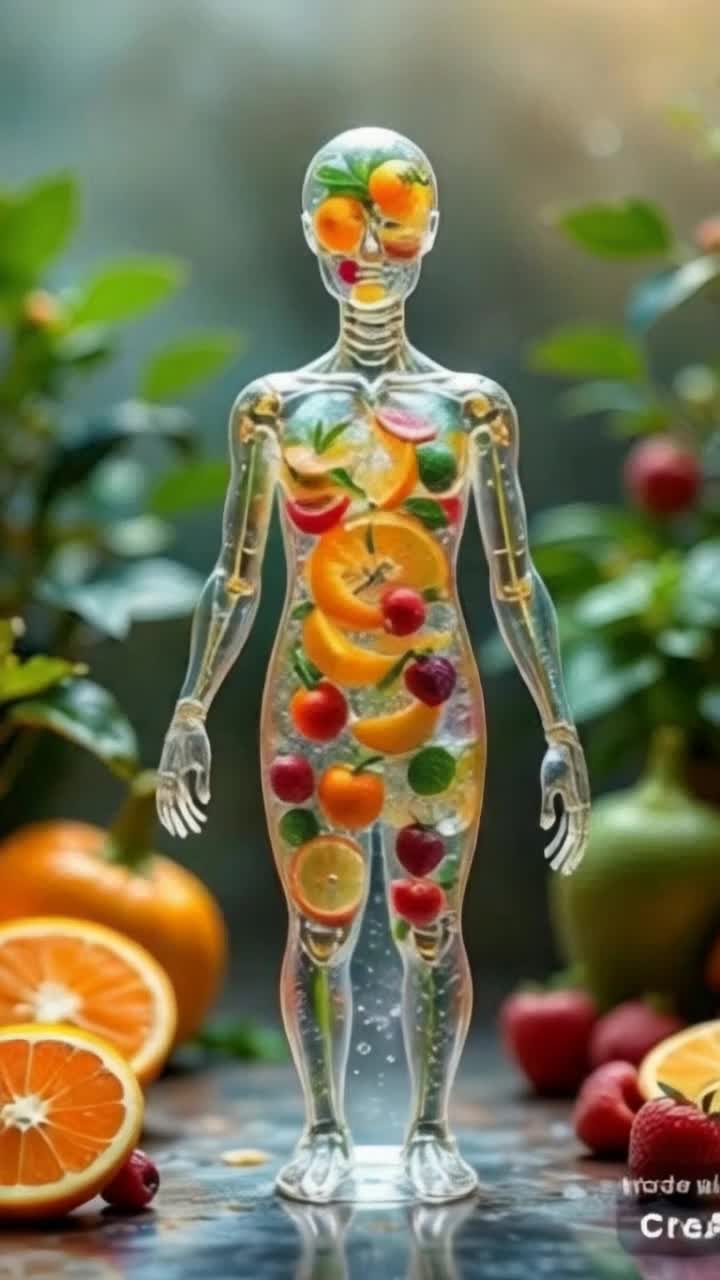 Turning into a berry mixed juice drink, the healthy choice, liquefied, blended, shaken not stirred 