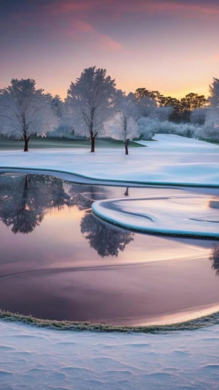 Man hitting the golf ball far