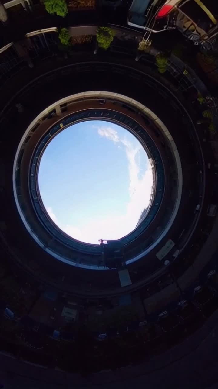 Watch the world with 360 camera rotating
