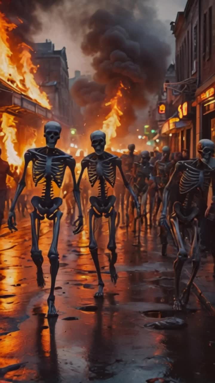Stampede of skeletons, 