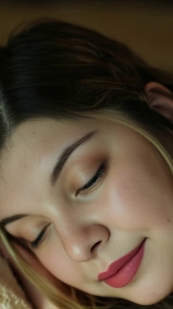 Show me Abby opening her eyes and smiling at you 