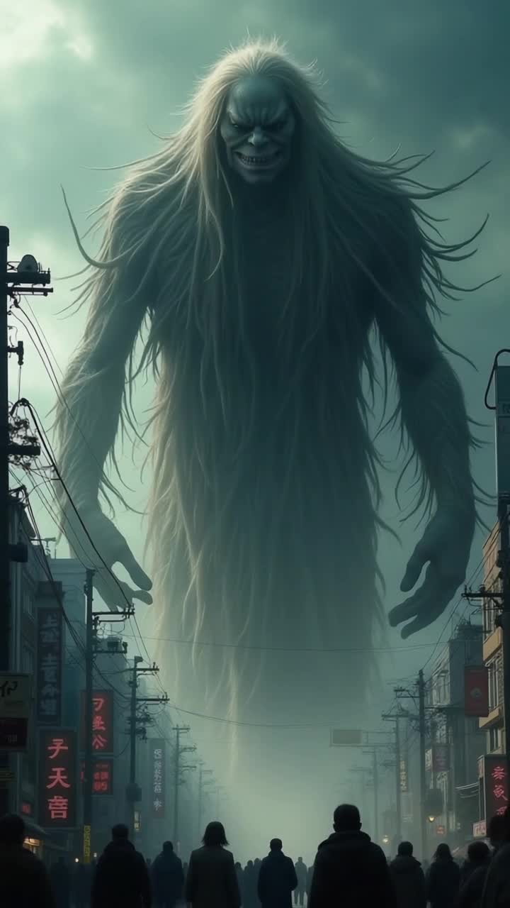 move the monster forward towards the camera
