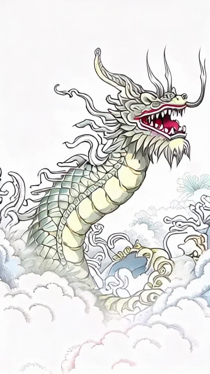 Make a story telle about Chinese dragon