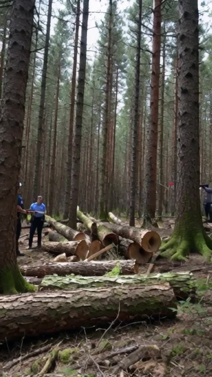 In the heart of the dense forest, Victor Viper Morales and his gang, The Timber Wolves, were illegally logging ancient trees Chainsaws roared as a centuries old cedar fell with a deafening crash Unbeknownst to them, undercover Officer Linda Martinez had gathered evidence for Months suddenly, sirens blared Freeze Hands up shouted Sergeant Tom Reynolds The gang dropped their tools, but Victor bolted into the woods Martinez pursued, cornering him in a clearing Its over, Victor, she said firmly He surrendered