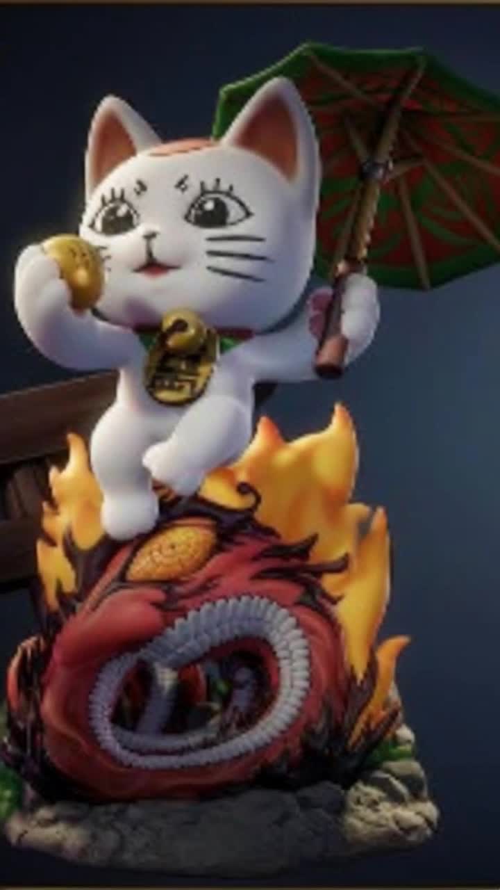 Turbo granny cat plushie, shes not so bad, question mark