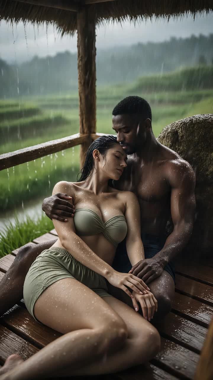 heavy rain, the mans hands massage