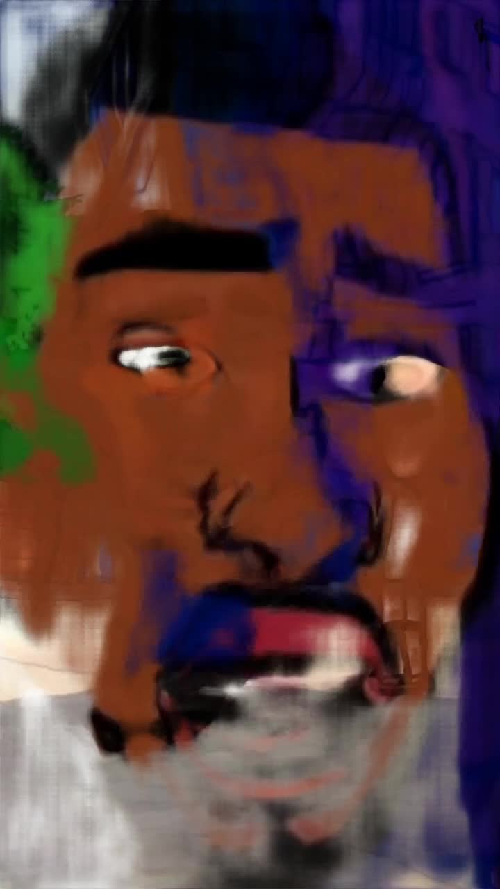 Cartoon African American man doing a backflip in the middle of cartoon comic streets being watched by cartoon comic bald Asian man wearing white karate outfit