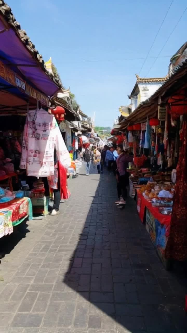Individual radiating confidence exploring vibrant urban street markets Sampling local delicacies engaging with friendly vendors Lively atmosphere filled with colorful stalls adorned with fresh produce rich aromas unique crafts bustling crowds under a bright sunny sky