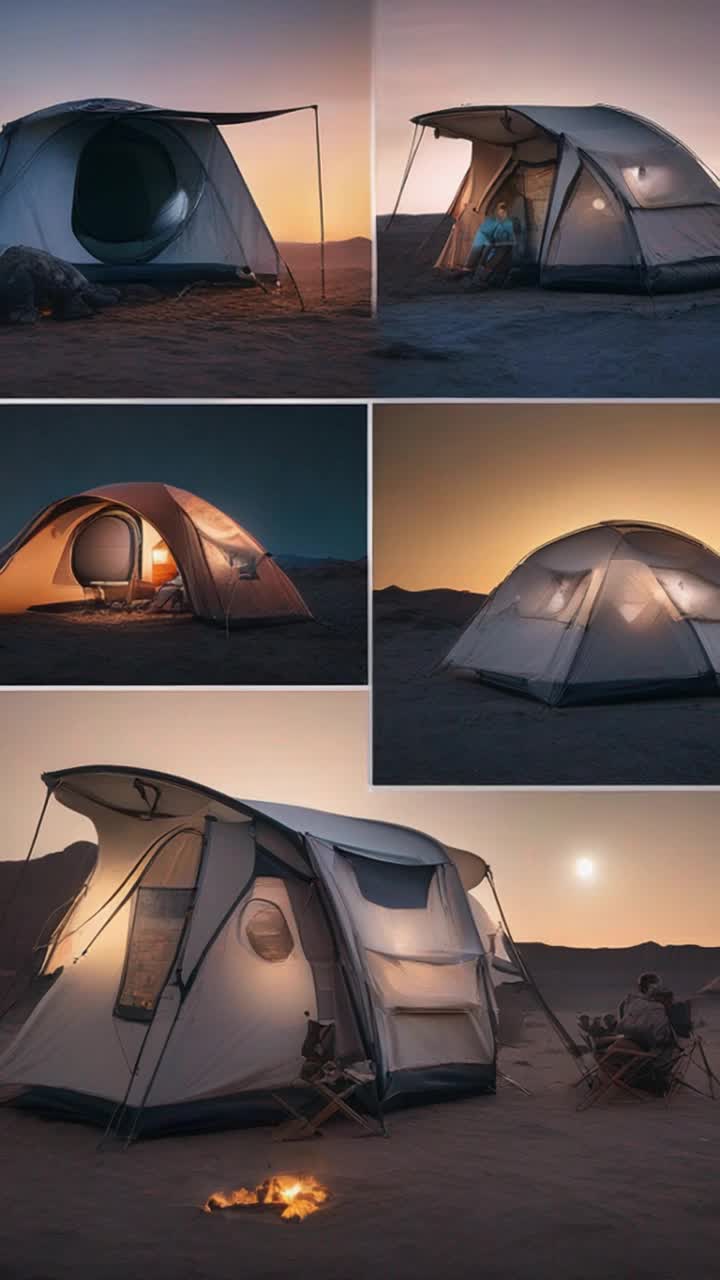 Camping in style on the moon