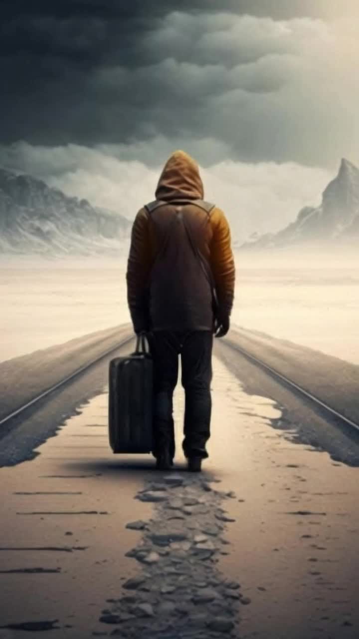 walking down the road