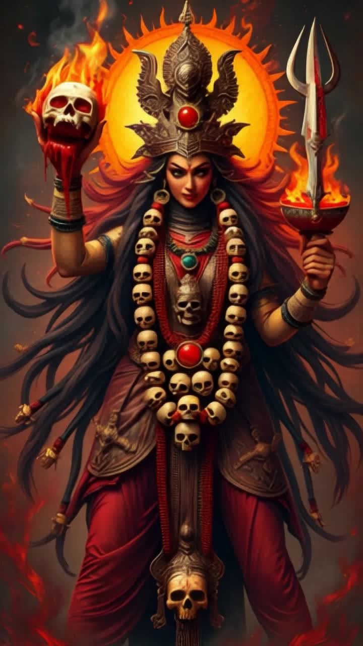 Vajra yogini, death goddess, tandav dance 